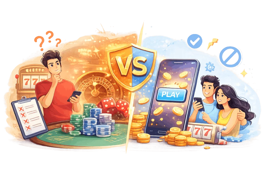 suomalainenkasinoilmanrekisteröitymistä-traditional-vs-non